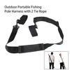 Durable Fishing Rod Strap Adjustable Plastic Buckle Angling