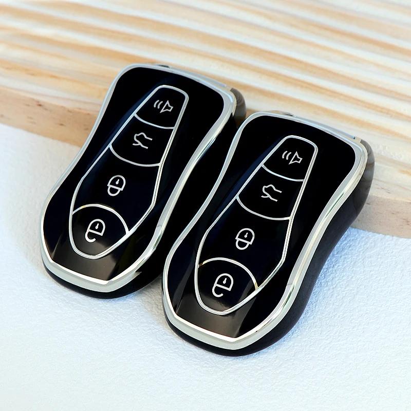 NEW TPU Car Remote Key Case Cover For Geely Azkarra FY11 Atlas Pro New Emgrand GS X6 SUV EC7 Protected Shell Fob Accessories