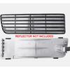 A Set of 4 Pieces Front Reflector Indicator Signal Light Grille Cover for VW Golf Vento Jetta MK3 GTI VR6
