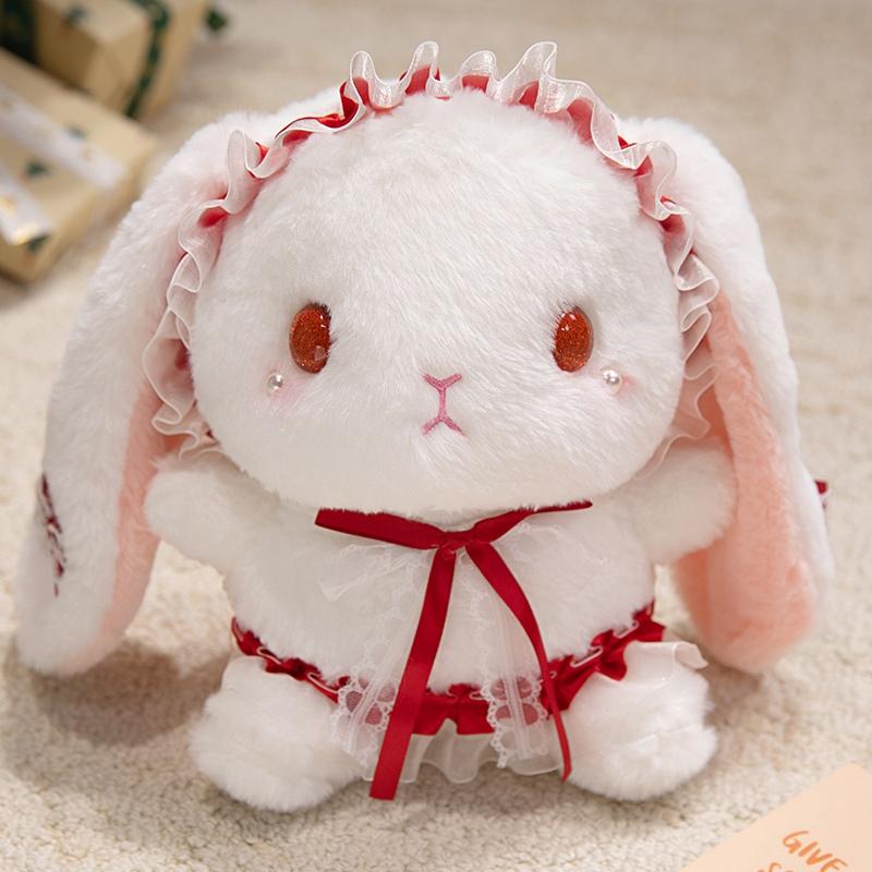 18 Cartoon Cute Lolita Rabbit Plush Doll Pillow Color Princess Rabbit Plush Toy Home Decoration Gift For Children