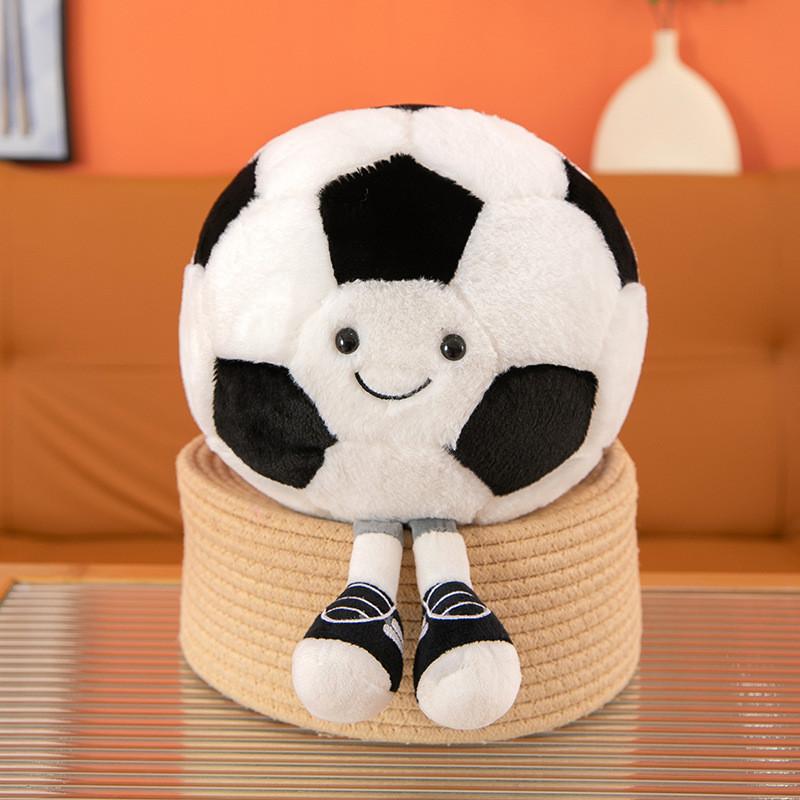 Toys Basketball Plush Cartoon Spherical Shape Motion Fill Doll Pillow Accompany