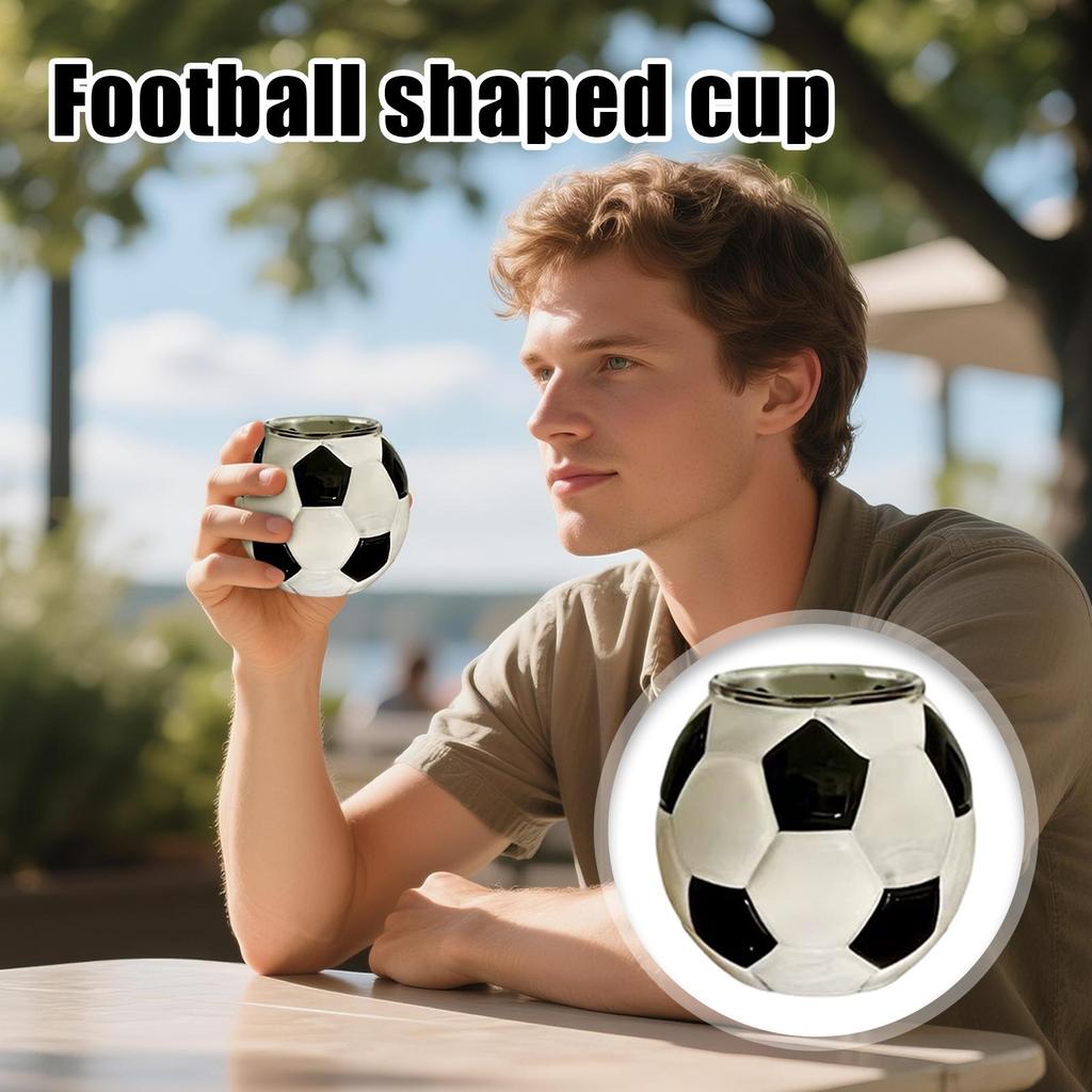 Football Shaped  Wine Cup - Sports Themed Cup For Beverages And Parties