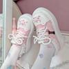 Women's Cute Canvas Shoes 2025 Spring Autumn New Lace Comfort Platform Casual Shoes Outdoor Non Slip Height Increase Board Shoes