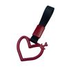 Цветной автомобильный буксировочный ремень Tsurikawa Ring Heart JDM Train Bus Handle Strap Styling Drift Charm Strap Auto Accessories