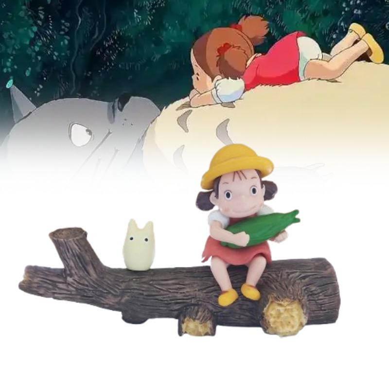 Pvc My Neighbor Totoro Mei Sitting Statue With Corn For Wedding Gift And Party Decor