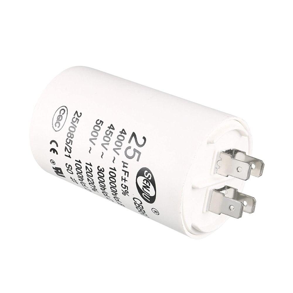 50/60 Гц цилиндр CBB60 рабочий конденсатор 25 мкФ 450 В переменного тока прочный воздушный компрессор водяной насос двигатель