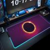 Коврик для мыши с солнечным затмением RGB Игровой коврик для мыши Большой светодиодный коврик Настольный коврик для ПК Светящийся коврик для мыши Большие коврики для клавиатуры Настольный ковер С