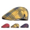 Весенне-летняя тонкая дышащая кепка, мужской винтажный берет в британском стиле, женский клетчатый берет в стиле Гэтсби, шляпы художников, плоская шляпа плюща, Gorro Hombre Boina