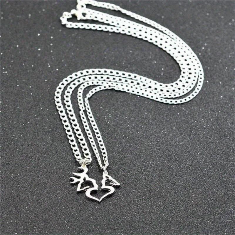 Модный и универсальный высококачественный комплект ожерелий из двух частей из железа и сплавов, подходящий как мужчинам, так и женщинам.