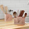 Бытовая настенная пластиковая подставка для палочек без пробивания отверстий с отделениями, сушилка для посуды, полая подставка для ложек, кухонные инструменты
