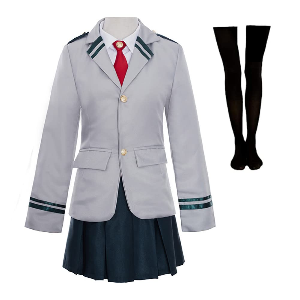 My Hero Academia Cosplay Hero Academia Costume Uraraka Ochako Yaoyorozu Momo Frogbuki Tsuyu Yuei High School Girls Uniform My Hero Academia Style