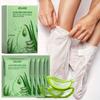 Aloe Vera Feet Mask Moisturizing Exfoliating Feet Mask Anti Drying Crack Remove Dead Skin Hydrating Foot Skin Care Foot Mask