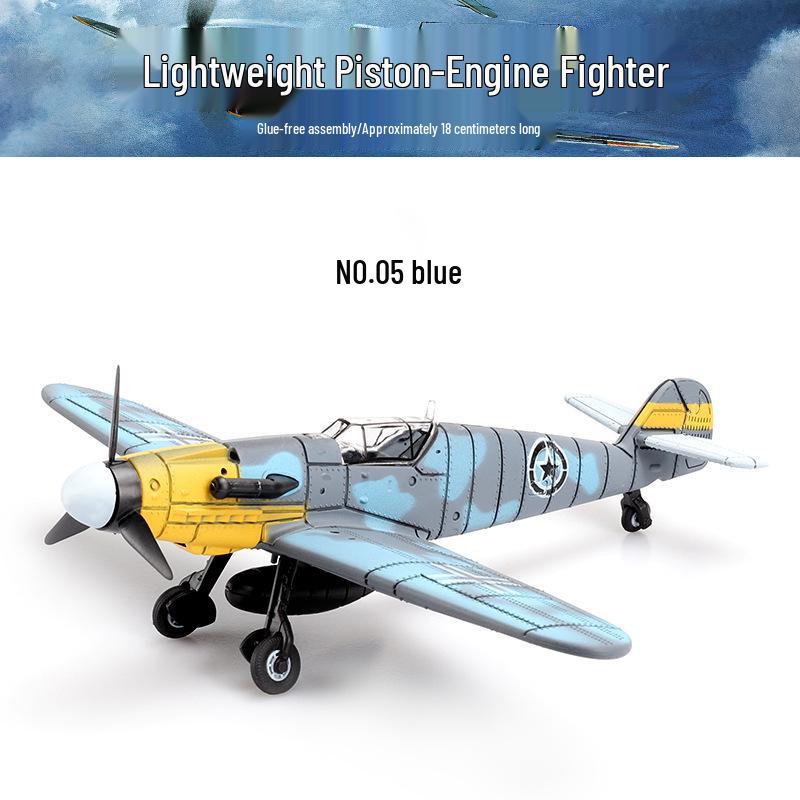 Модель истребителей Corsair и Spitfire времен Второй мировой войны, масштаб 1:48 - 4D сборка для мальчиков, военный коллекционный орнамент (30 вариантов)