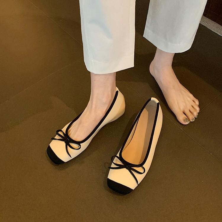 Версия из коровьей кожи~ Серебристая кожаная обувь-балетки с квадратным носком и французским ремешком Мэри Джейн, с бантом, одинарная обувь, женская обувь на плоской подошве