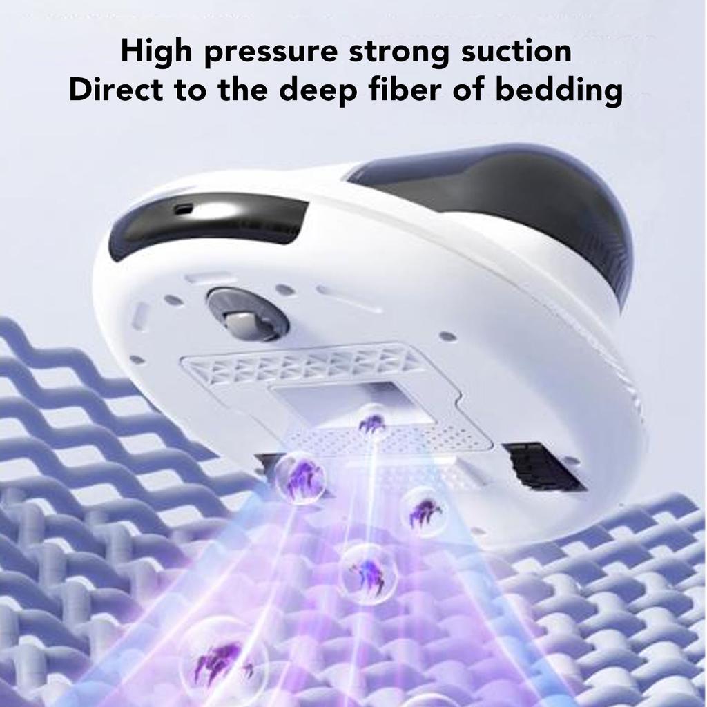 Пылесос для матраса с частотным выбиванием, горячим воздухом 55 градусов Цельсия, высоким давлением, автоматическим устройством для удаления клещей