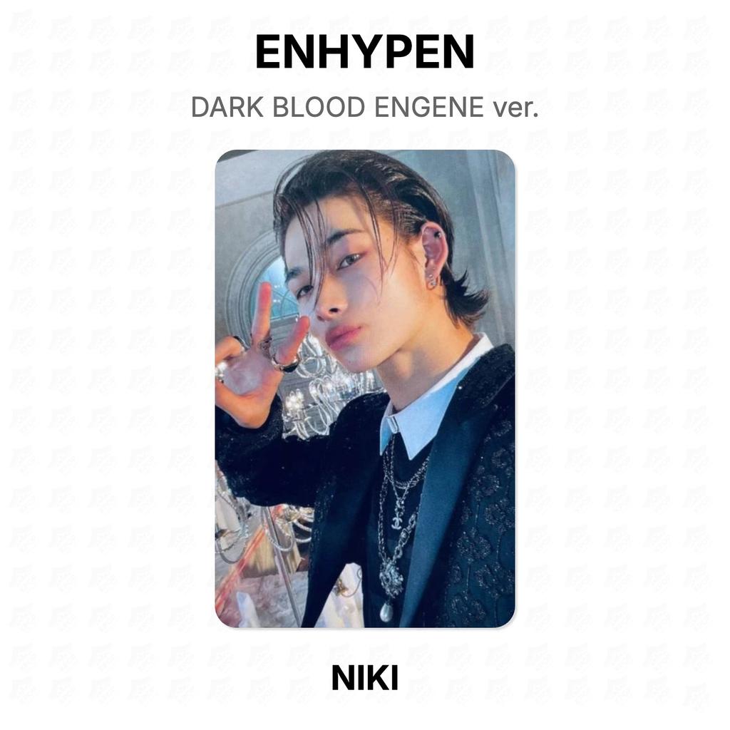 ENHYPEN DARK BLOOD ENGENE версия. Официальная фотокарта