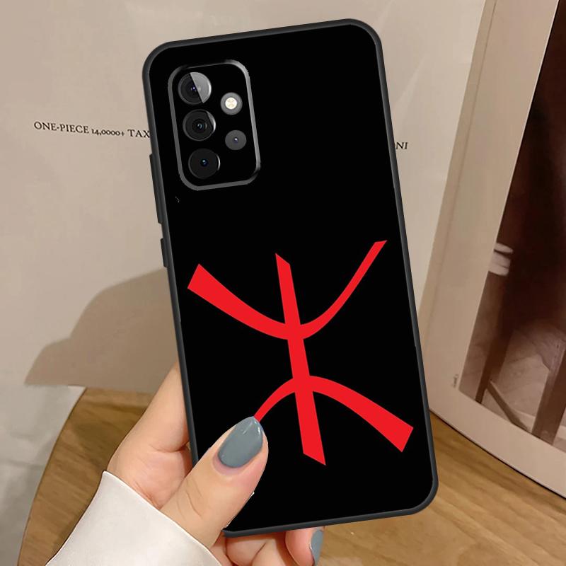 Amazigh Symbol Berber Academy Funda For Samsung Galaxy A15 A25 A35 A55 A52 A32 A12 A14 A34 A54 A51 A71 A53 A13 A33 Case