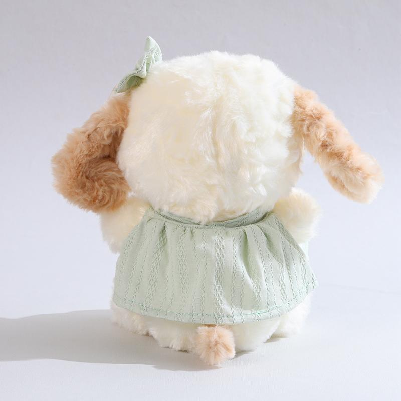 Kawaii Dress Animal Plush Toys Set Stuffed Bear Rabbit Sheep Cat Dog Dolls Soft Room Decor Gifts For Girls Xmas Birthday