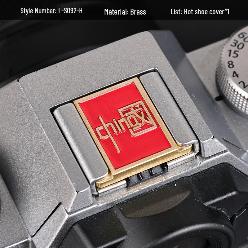 Hot Shoe Cover & Shutter Button Cap for Fujifilm XT50, X100VI, XT30 II, XM5, Nikon ZF Cameras