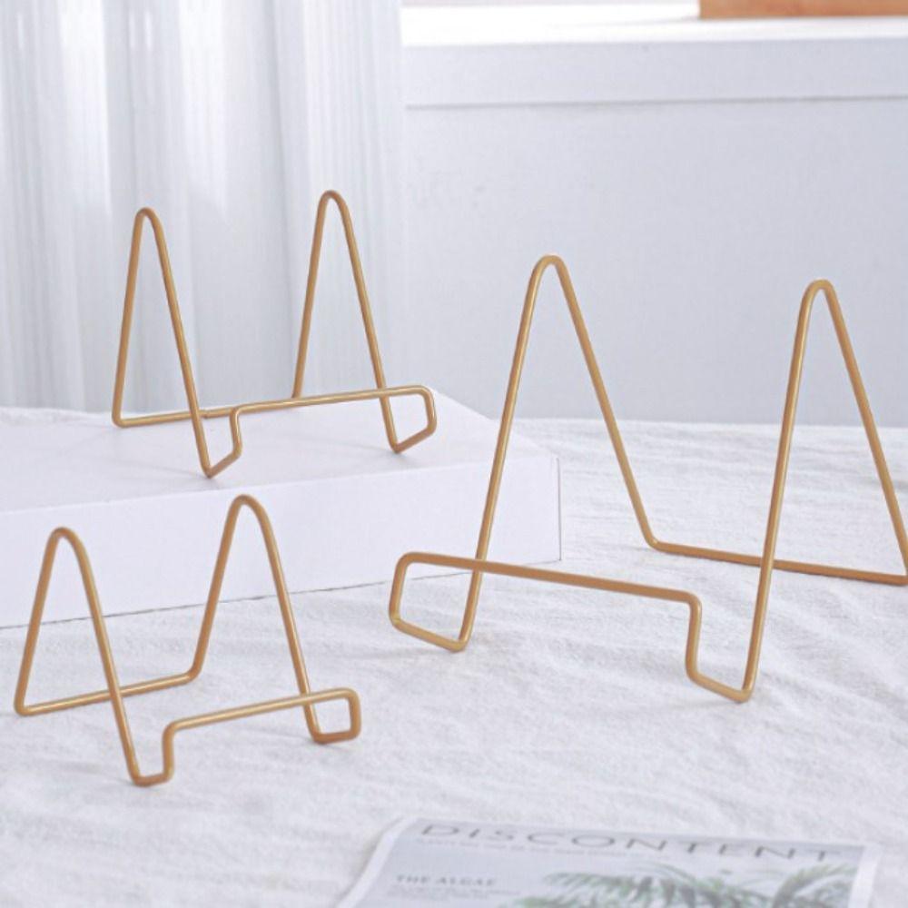 Photo Iron Magazine Rack Picture Display Stand Holder INS Book Storage Rack Tabletop