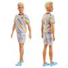 Barbie Ken Fashionista Colorful T-Shirt (Ages 3 and Up) GRB90