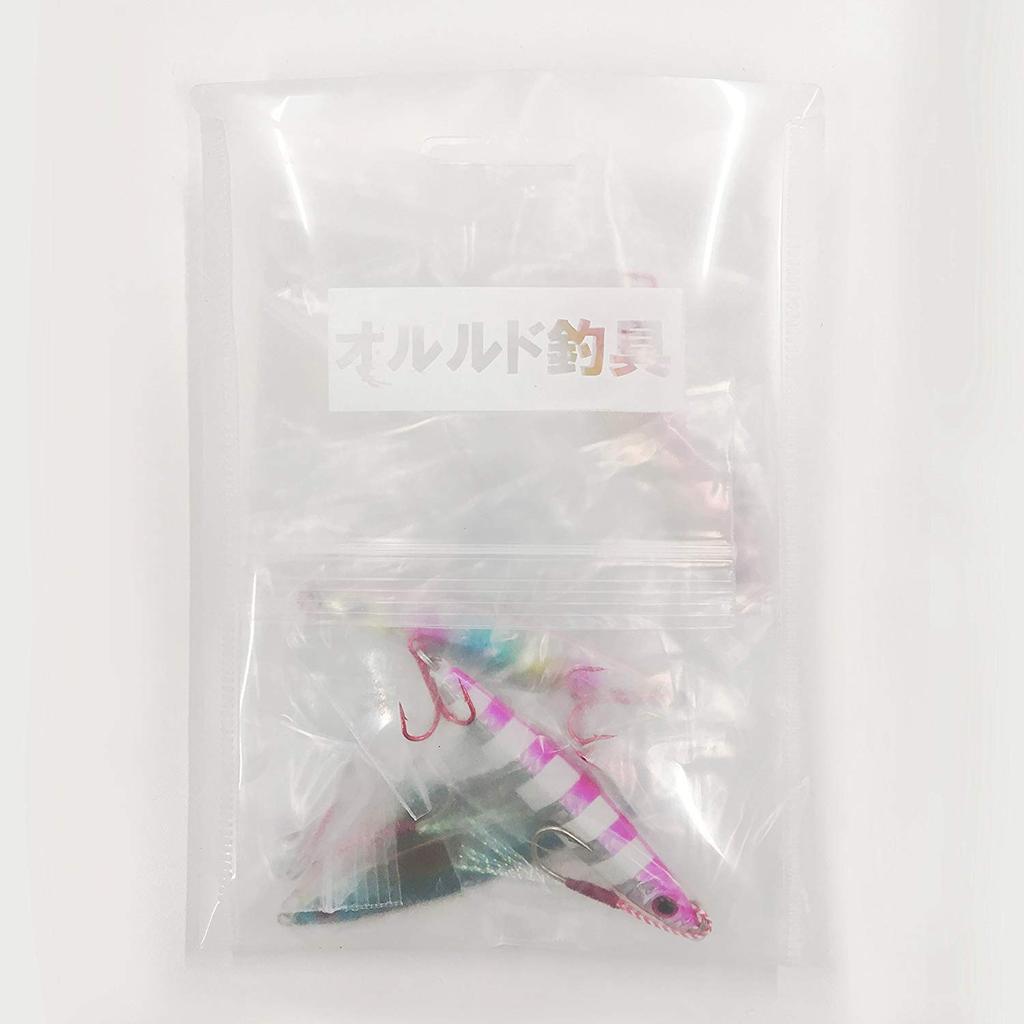 Olerud Рыболовные снасти Металлический джиг D с ассист-крючками Красные крючки для меньшей заметности Подходит для всего для моря Испанская макрель и желтохвост Набор из 8 цветов,