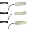 Industrial Led Light 1w 2w 3w Portable Work Light Led Flexible Work Light Adsorbed Base Sewing Machine Flexible Working Magnetic