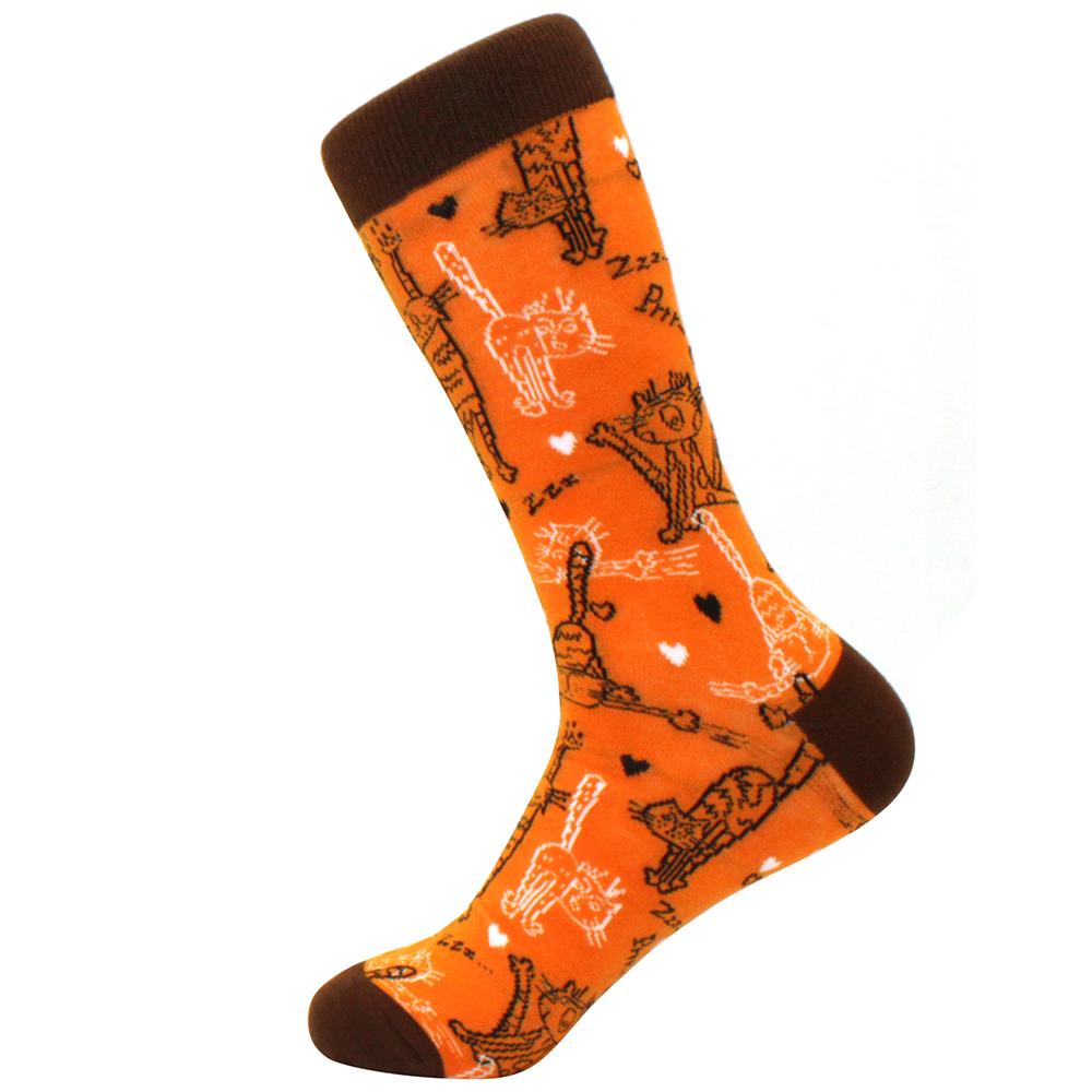 Яркие мужские зимние носки гребенной хлопок мягкие теплые смешные счастливые мужские женские длинные носки Calcetines de hombre деловые