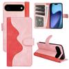 For iPhone Air Wallet Case Leather Phone Cover Splicing Color