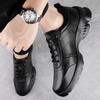 Fashion Luxury Brand Genuine Leather Men's Casual Trainers Non Slip Outdoor Casual Shoes Man Classic New Handmade Leisure Walk Sneakers