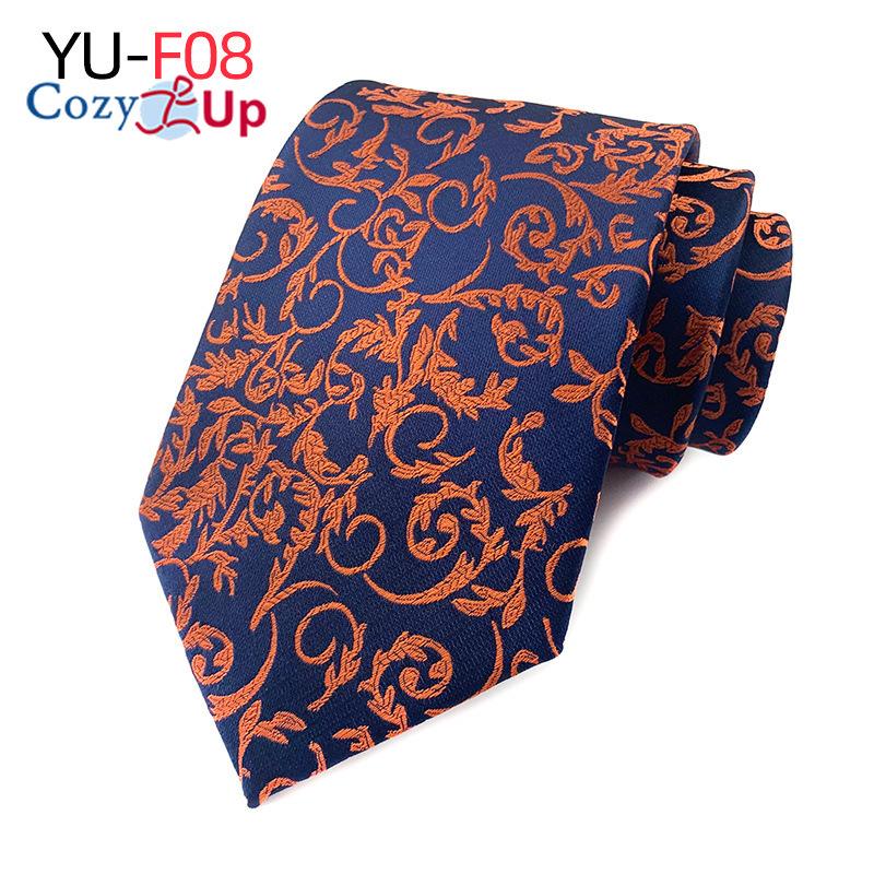 3,15 дюйма(8 см) Модный полосатый мужской галстук с узором пейсли в клетку и цветком на свадьбу