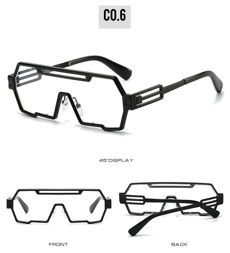 Ретро Стимпанк Неправильные Солнцезащитные Очки: Унисекс Модный тренд 2024