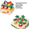 A Set Crinkle Sheets Montessori Toy Color Learning Baby Tissue Box Toy Carrot Baby Toy  Gifts