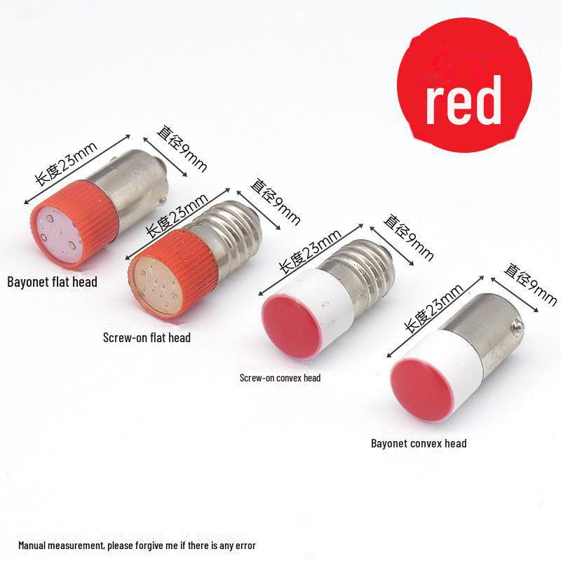 9 мм B9 Байонетный цоколь E10 для светодиодной лампы с кнопочным выключателем, фитиль ZB2XB2LAY37 12 В