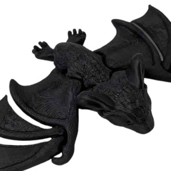 Halloween Bat Tumbler Straw Cover Reusable Dust-proof No Spill 3D Printed Bat 10/12MM Tumbler Straw Tip Topper Protector Cap Tumbler Accessories