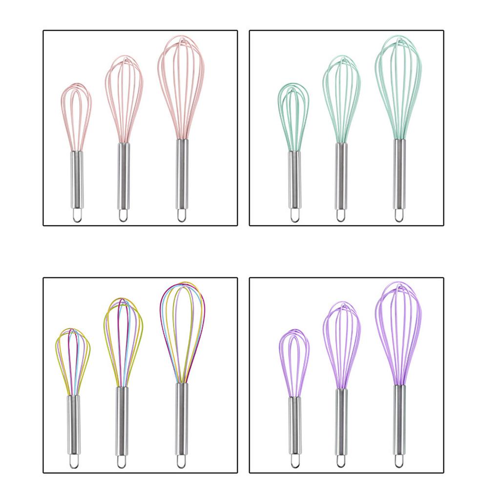 Stainless Steel Handle Beater Reliable Mixing Tool Baking Supplies Food Preparation Tool for Home and Professional Use