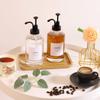 Upgraded Pump Syrup Bottle Clear Glass Coffee Bar Accessories Simple Hand Soap Dispenser  Maple