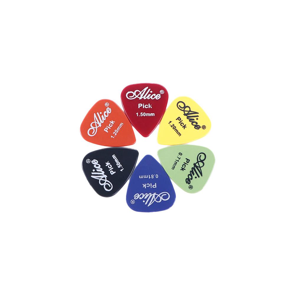 Light Weight 0.58 - 1.5 mm Acoustic 1 Box ABS Guitar Accessories Guitar Picks Mediator Plectrum