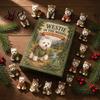 2026 Special Edition Dog Toys Westie in The Woods Advent Calendar, 24-Day Christmas Countdown Calendar for Kids Figure Set, West Highland White