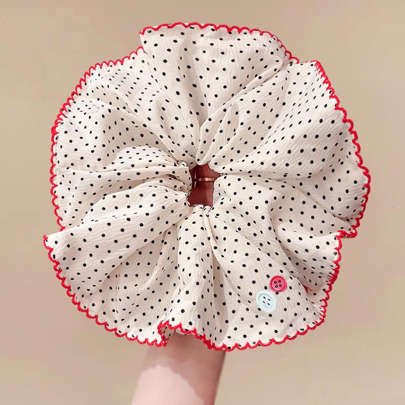 French-Korean Double-Layer Ballet Lace Extra Large Hair Scrunchie