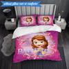 Princess Sofia 3pcs K-pop music group Bedding set,Ideal for Bedroom, Dormitory,Including Duvet Cover And 2pcs Pillowcases,Fan gifts