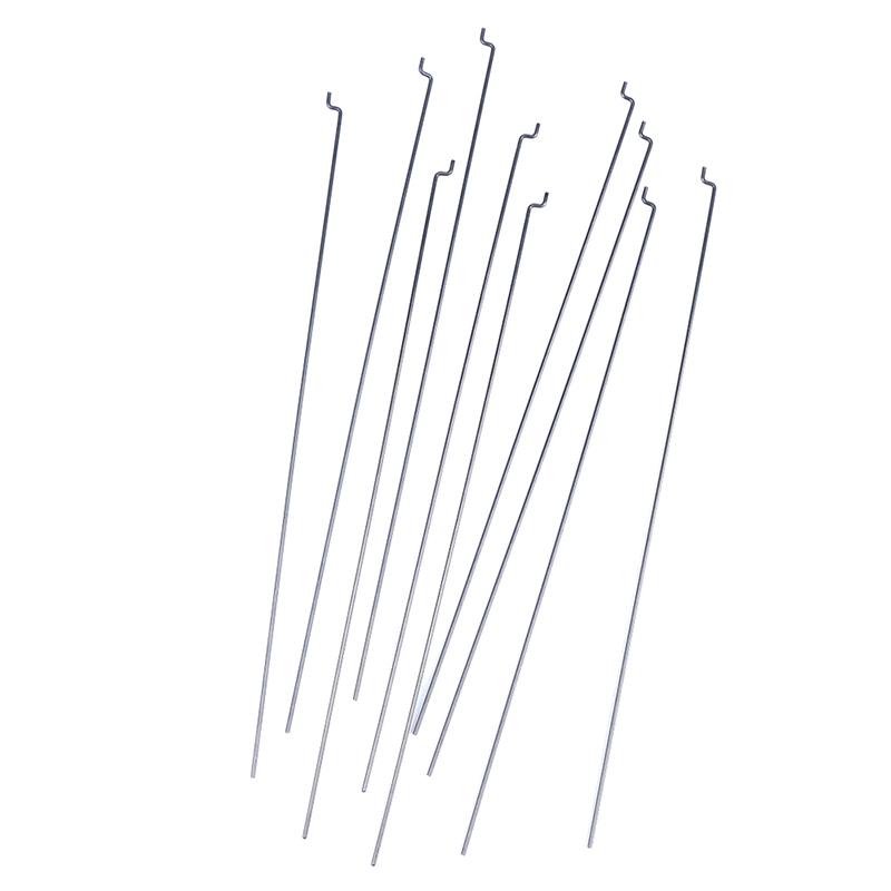 10 шт. Z-образный рычаг рулевого механизма, тяга, сервопривод, диаметр 1,2 мм, длина 20 см