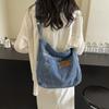 Мода 2025 литературная джинсовая сумка модная повседневная простая сумка через плечо сумка-мессенджер японская студенческая сумка для занятий