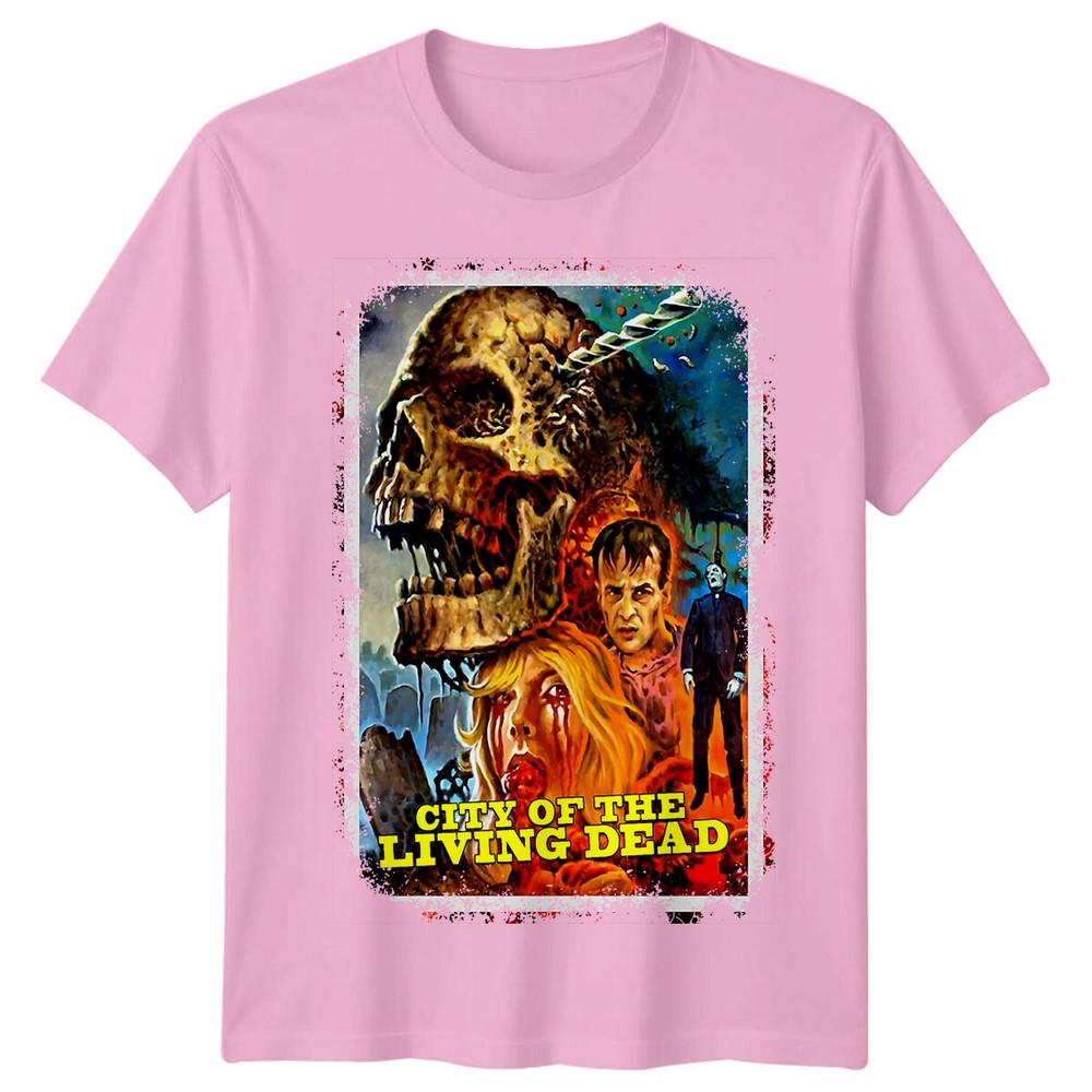 City Of The Living Dead 1980 Movie Poster Inspired Tshirt Retro Tee Unisex