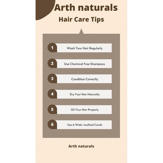Arth naturals - Рост волос - Без перхоти - Без жестокости - Веганский - Натуральные ингредиенты - Масло для волос Good Vibes - Унисекс продукт - Сделано в Индии - 100 мл -