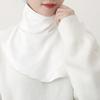 False Collars Womens Modal Half Collar Fashion Solid Color Turtleneck High Neck Cover Detachable Neck Collar for Women