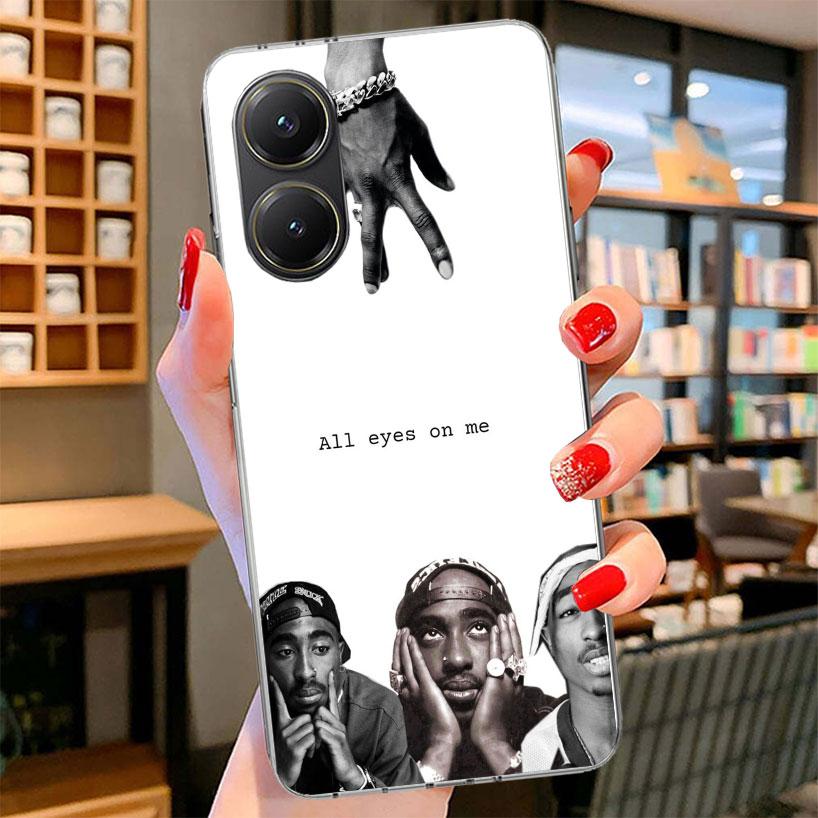 Чехол для телефона рэпера 2pac певца Tupac для Xiaomi Poco F7 Ultra X7 X6 X5 Pro M7 Redmi 15C 15 13C 13 12C 12 10C 10 9A 9C 9T 9