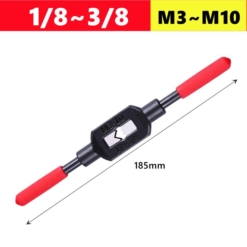 1 шт. Американский ручной вороток для метчиков 1/16, 1/8, 1/4, 1/2, 3/4, 1 "-5/16, ручной вороток для нарезания резьбы, аксессуары для метчиков