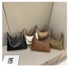2023 New Korean Style Fashion Small Batch Design Women's Bag Simple Commuter Chain Hand-held Trendy Versatile Single Shoulder Bag