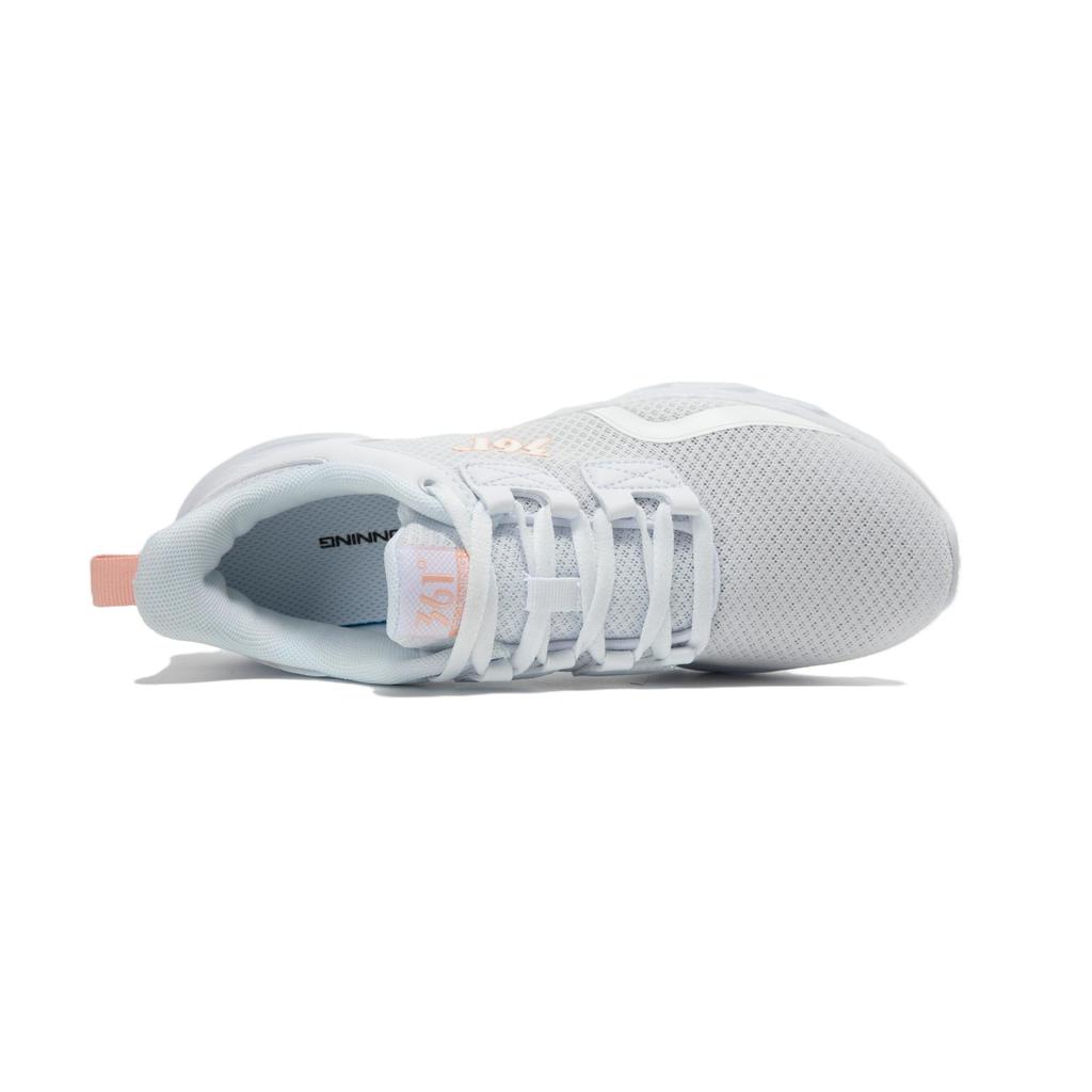 361 Cushioning, Wear Resistant Low top Running Shoes Women's Soft White Pink 6821122611